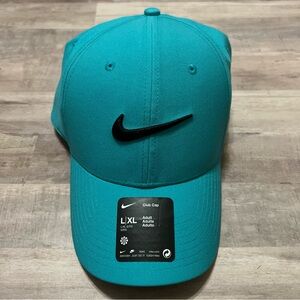 Nike Dri-FIT Club Structured Swoosh Cap Hat L/XL FB5625-345 Blue